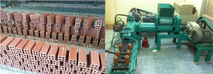 Công nghệ sản xuất gạch không nung từ đất sét tạp theo phương pháp đùn ép, hút chân không